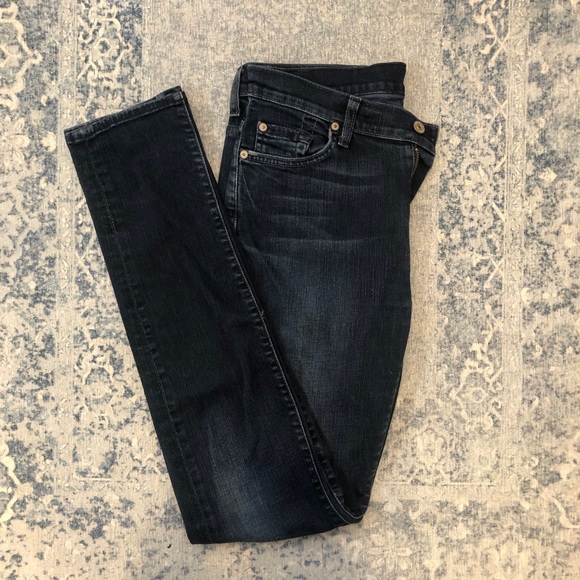 7 For All Mankind Denim - 7 Brand 👖- High Waist Dark Wash